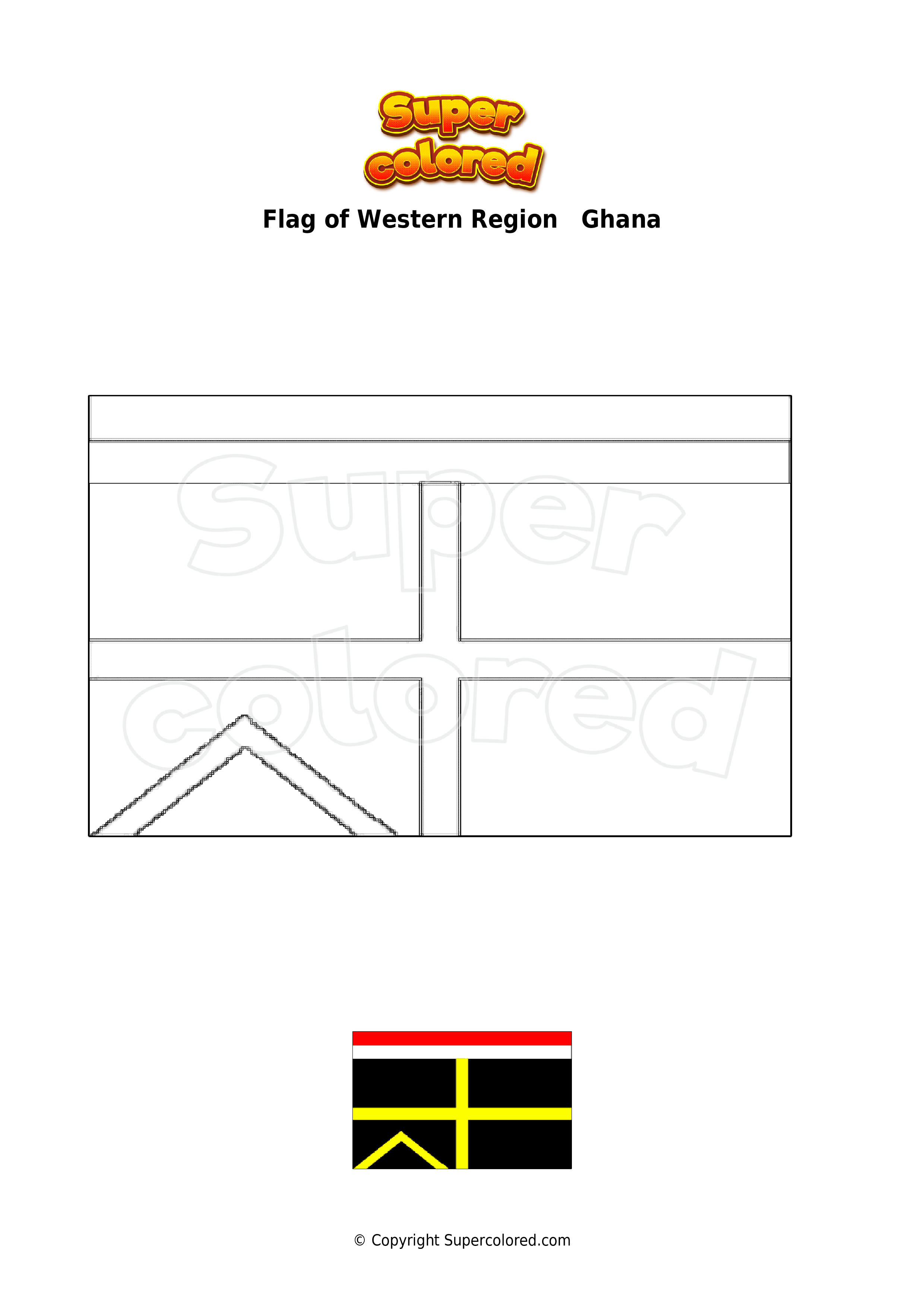 Best Ideas For Coloring Ghana Flag Coloring Page