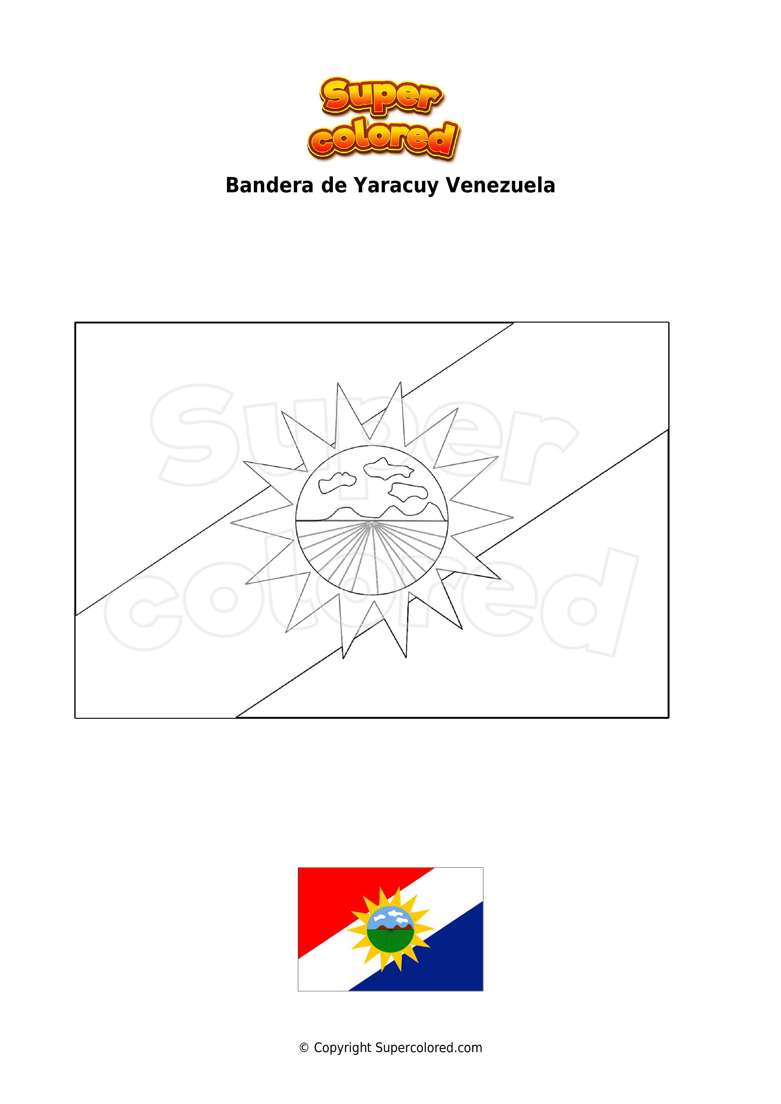 Dibujo De Bandera Venezolana Para Colorear Ultra Coloring Pages