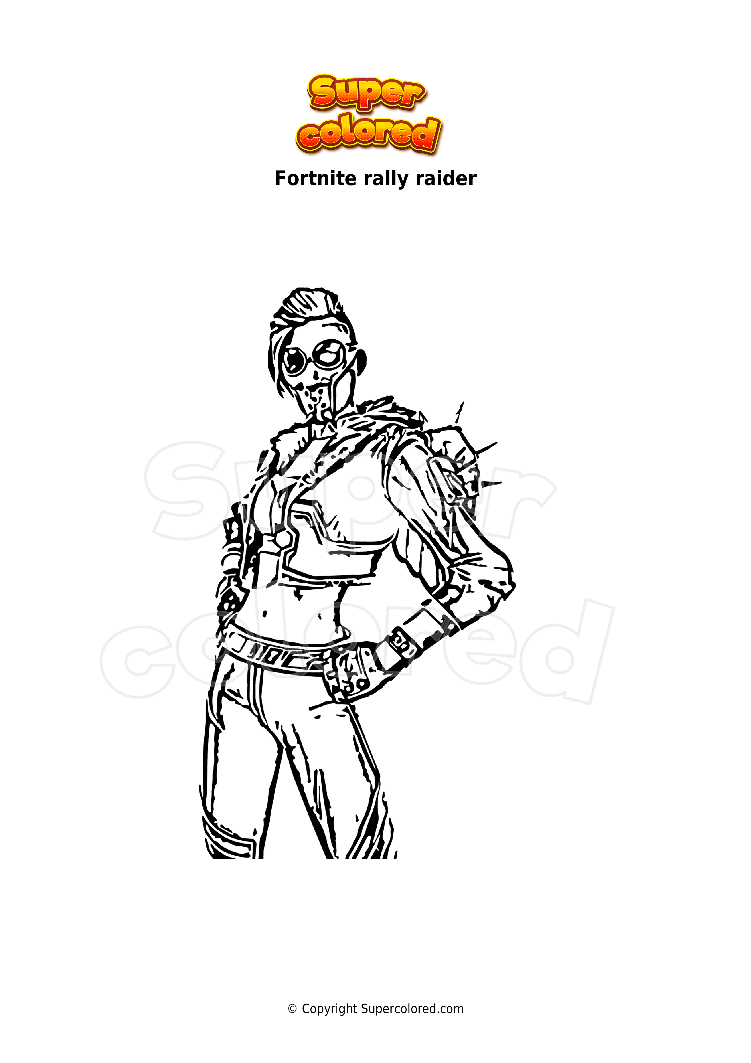 Disegno Da Colorare Fortnite Rally Raider Supercolored The Best Porn Website