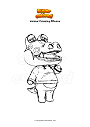 Ausmalbild Animal Crossing Alfonso
