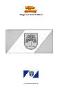 Ausmalbild Flagge von Durbe Lettland