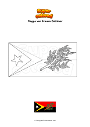 Ausmalbild Flagge von Ermera Osttimor