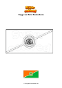 Ausmalbild Flagge von Taita Taveta Kenia