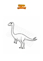 Ausmalbild Gallimimus