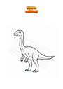 Ausmalbild Ornithomimus