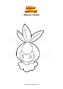 Ausmalbild Pokemon Lilminip