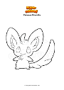Ausmalbild Pokemon Picochilla