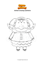 Coloriage Animal Crossing Cashmere