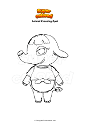 Coloriage Animal Crossing Opal