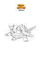 Coloriage Pokemon Balbalèze