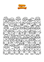 Coloriage Beaucoup de Minions