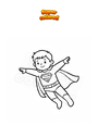 Coloriage Déguisement de Superman