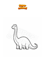 Coloriage Diplodocus