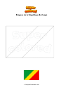 Coloriage Drapeau de la République du Congo