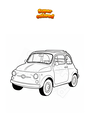 Coloriage Fiat 500