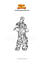 Coloriage Fortnite jonesy the first