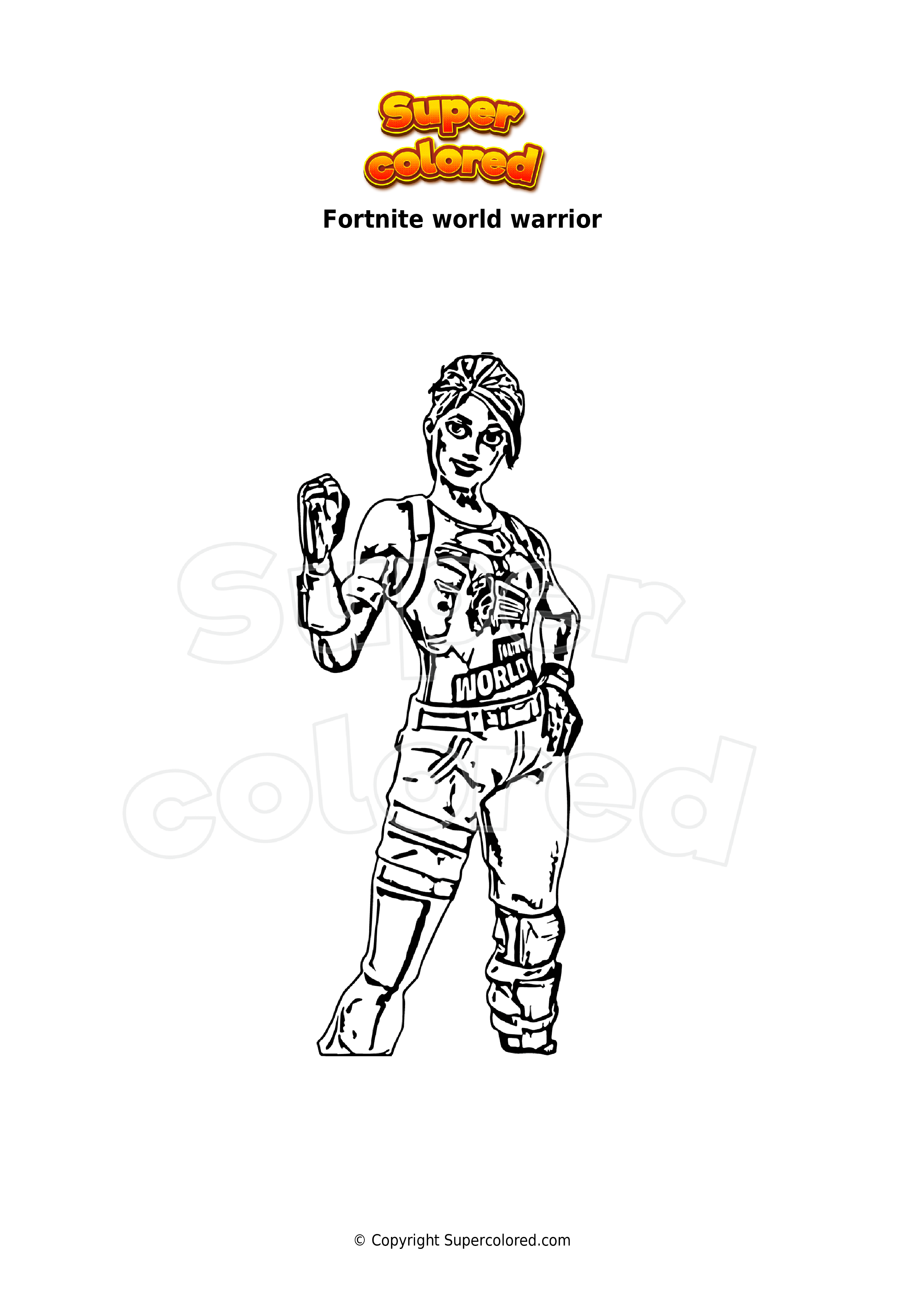 coloriage-fortnite-world-warrior-supercolored