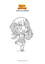 Coloriage Gacha Life Gabriella