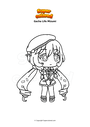 Coloriage Gacha Life Mizumi