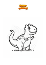 Coloriage Gigantosaure
