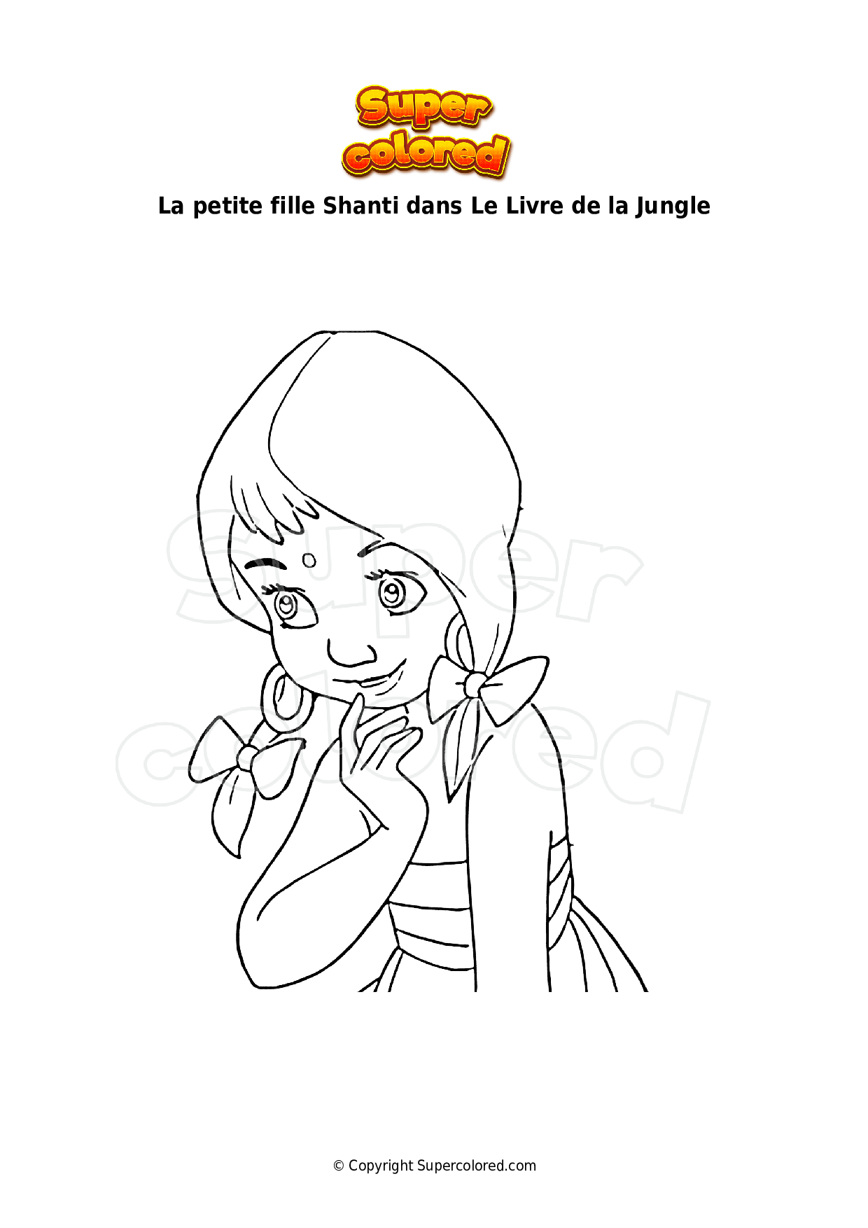 coloriage-la-petite-fille-shanti-dans-le-livre-de-la-jungle