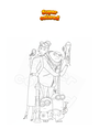Coloriage Lucy Gru et les Minions