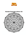 Coloriage Mandala Zentangle Indien 130