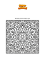 Coloriage Mandala Zentangle Indien 140