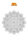 Coloriage Mandala Zentangle Indien 375