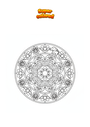 Coloriage Mandala Zentangle Indien 400