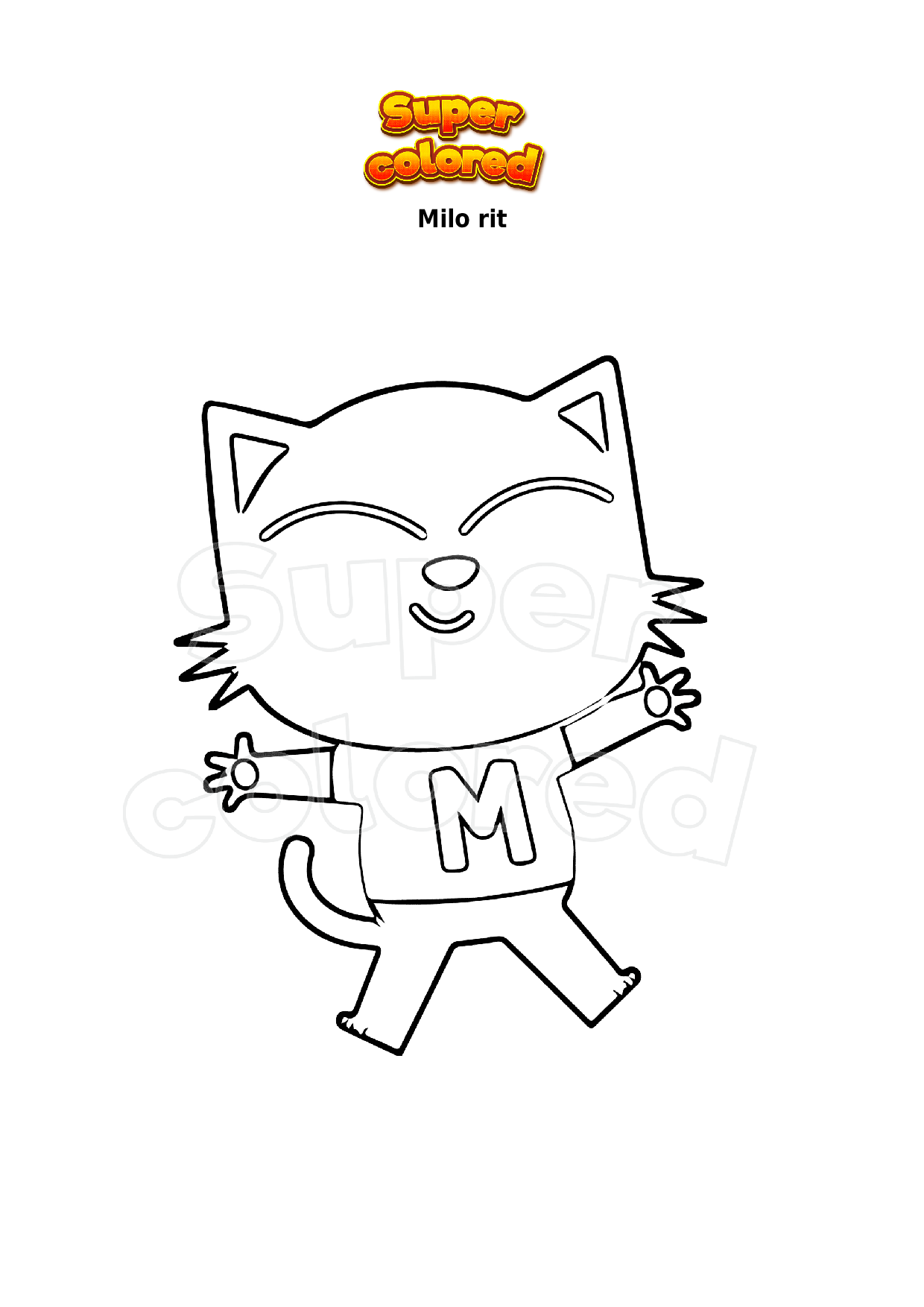 Coloriage Milo Rit Supercolored