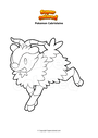 Coloriage Pokemon Cabriolaine