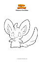Coloriage Pokemon Chinchidou