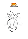 Coloriage Pokemon Chlorobule