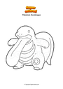 Coloriage Pokemon Excelangue