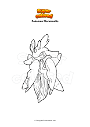 Coloriage Pokemon Floramantis