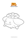 Coloriage Pokemon Floravol