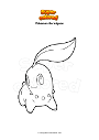 Coloriage Pokemon Germignon