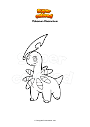 Coloriage Pokemon Macronium