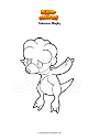 Coloriage Pokemon Magby