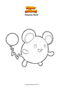 Coloriage Pokemon Marill