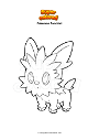 Coloriage Pokemon Ponchiot
