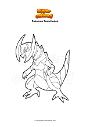 Coloriage Pokemon Tranchodon