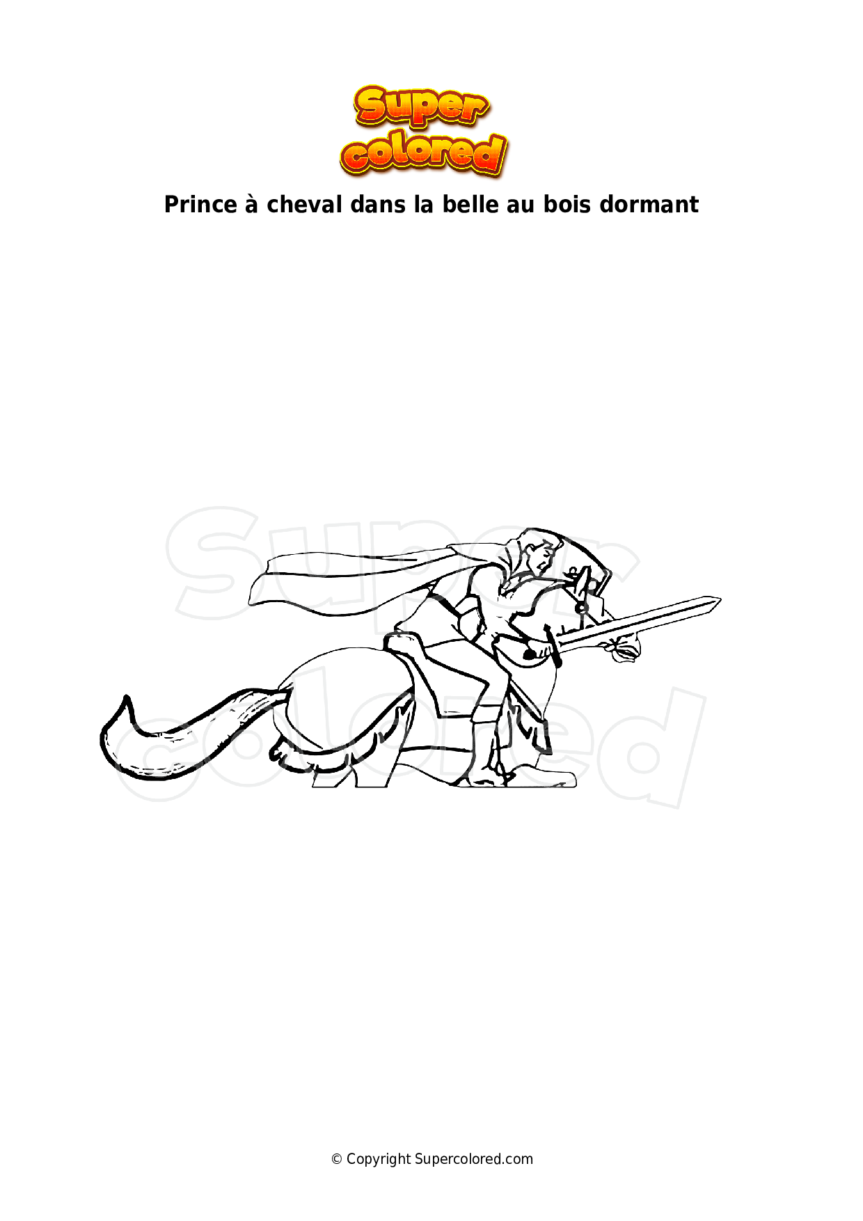 coloriage-prince-cheval-dans-la-belle-au-bois-dormant-supercolored