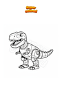 Coloriage Robot Tyrannosaurus T-Rex