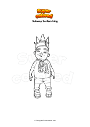 Coloriage Subway Surfers king