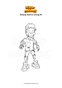 Coloriage Subway Surfers manny 01