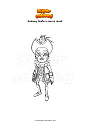 Coloriage Subway Surfers marco mask