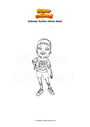 Coloriage Subway Surfers olivia skate