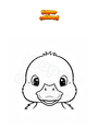 Coloriage Visage de canard